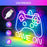 Gaming Neon Light Wall Decor for Game Room 35.8x33cm LED Atmosphere Lamp Controller Shape - 2