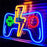 Gaming Neon Light 38x28cm LED Controller Sign Wall Decor Atmosphere Lamp for Game Room / Teen Boy Bedroom - 1