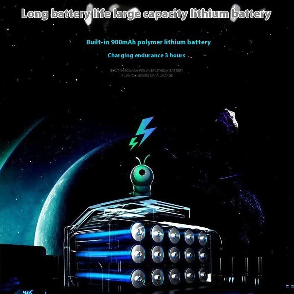 6 In 1 Projection Atmosphere Lamp USB Rechargeable Universe Projector Night Light for Bedroom - 4