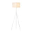 220V Tripod Floor Lamp Modern Standing Light with Fabric Shade for Living Room  /  Bedroom Reading Lamp (EU Plug) - White - 2