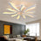 50W 3000K - 6000K LED Ceiling Light Modern Flush Mount Fixture for Living Room Dining Room - White - 5
