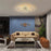 6 Rings Modern LED Ceiling Light for Living Room Dimmable Remote Control Chandelier Lamp - 3