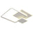 Modern Square LED Ceiling Light Three Color Dimmable with Remote Control for Living Room Bedroom - 2