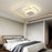 Modern Square LED Ceiling Light Three Color Dimmable with Remote Control for Living Room Bedroom - 5