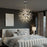 Nordic Dandelion Chandelier Pendant Light Remote Control Ceiling Lamp for Living Room Bedroom Dining Room - Gold - 2