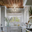 Nordic Dandelion Chandelier Pendant Light Remote Control Ceiling Lamp for Living Room Bedroom Dining Room - Gold - 6