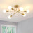 Modern Molecular Ceiling Light for Living Room Bedroom Dining Room LED Dimmable Lamp - Gold - 3