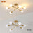 Modern Molecular Ceiling Light for Living Room Bedroom Dining Room LED Dimmable Lamp - Gold - 6