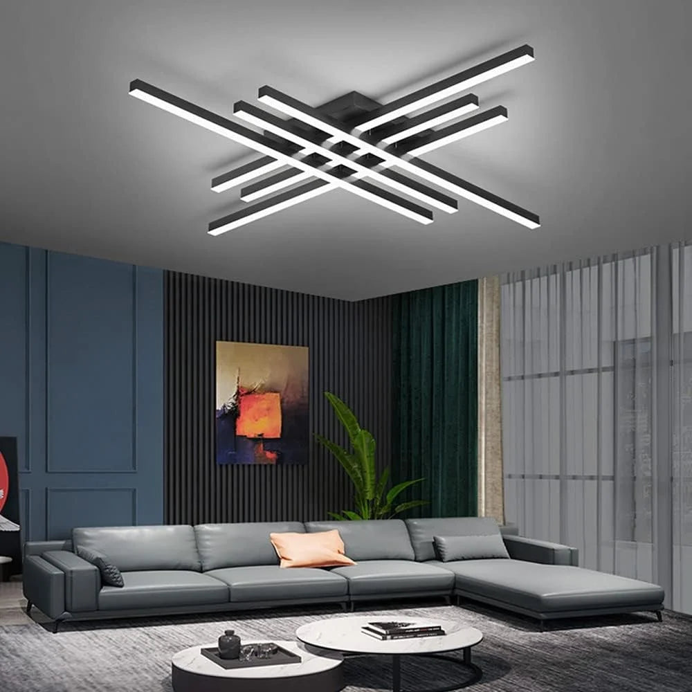 Nordic Molecular Ceiling Light for Living Room Dining Room Modern LED Dimmable Lamp with Remote - 5