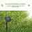 12m 100 LED 8 Modes Solar String Light PVC Copper Wire Holiday Decorative Lamp with Remote Control - Warm Color - 3