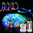 22m 200 LED Remote Control PVC Copper Wire LED String Light with Empty Battery Box Garden Decoration - Warm Color - 6