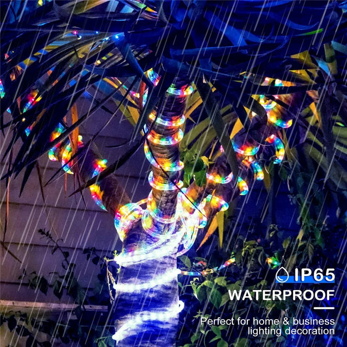 32m 300 LED Remote Control PVC Copper Wire LED String Light with Empty Battery Box Garden Decoration - Warm Color - 2