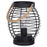 Retro Hollow Out Iron Art Round Handheld Lantern Portable LED Copper Wire Bulb Table Lamp - 2