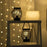 Retro Hollow Out Iron Art Round Handheld Lantern Portable LED Copper Wire Bulb Table Lamp - 6