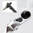 2 in 1 Mini Ratchet Wrench Swivel Head 72 Teeth 1 / 4 Inch Drive Socket Screwdriver Handle - Black - 4