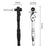 2 in 1 Mini Ratchet Wrench Swivel Head 72 Teeth 1 / 4 Inch Drive Socket Screwdriver Handle - Black - 5