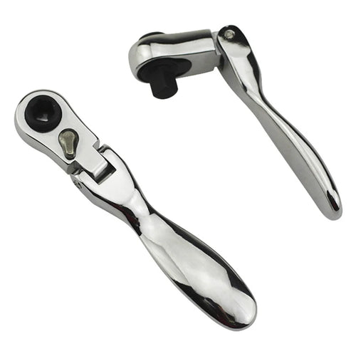 1 / 4 Inch Mini Ratchet Wrench Screwdriver Handle 72 Teeth Dual-Head Rotatable Spanner - 1