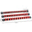 3Pcs Socket Organizer 1 / 2 3 / 8 1 / 4 Multi-Size Socket Holder Plastic Storage Rail - Red - 6