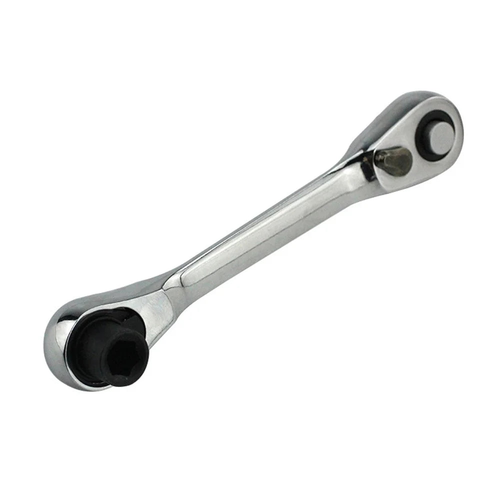 Mini 1 / 4 Inch Dual-Direction Ratchet Wrench 72-Tooth Portable Industrial Ratchet Wrench - 99mm - 1