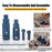 Multifunctional Faucet Valve Screw Extractor Set 1 / 2 3 / 4 1 Inch Universal Broken Bolt Remover Tool - 6