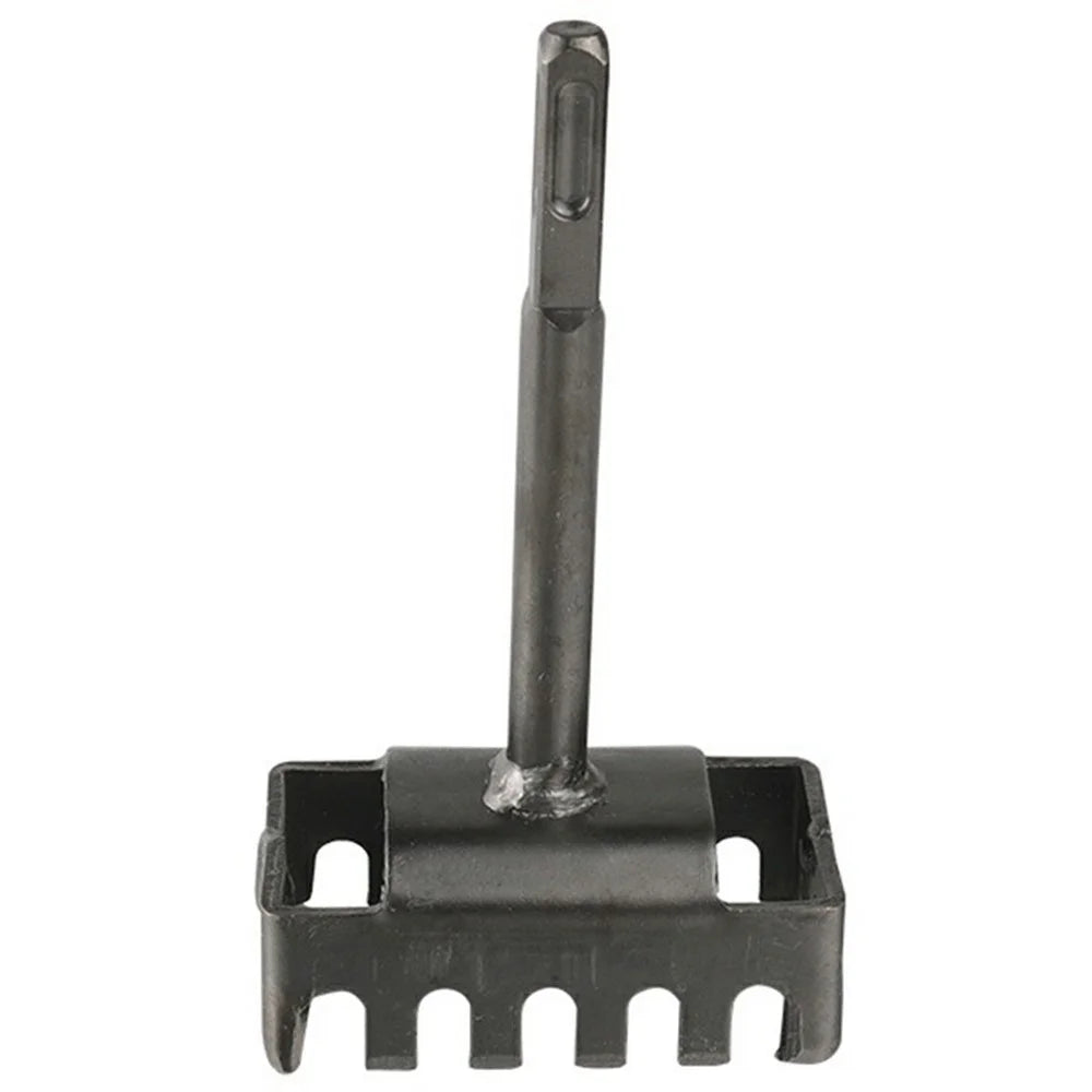 Square Hole Saw Wall Cutting Tool Electric Hammer Attachment Quick Opening Device For Electricians - Square Shank - 1