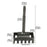 Square Hole Saw Wall Cutting Tool Electric Hammer Attachment Quick Opening Device For Electricians - Square Shank - 5