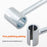Door Hinge Adjustment Wrench Solid Hinge Adjuster Tool For Security Doors Installation 8-19mm Adjustable - 3