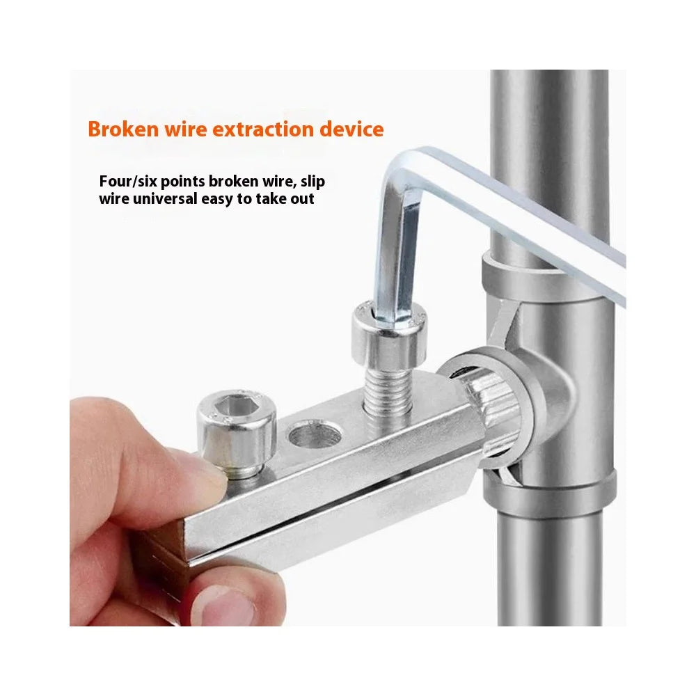 Broken Screw Extractor Tool for Faucet Angle Valve Multifunctional Water Pipe Repair Kit For Home Use - 3