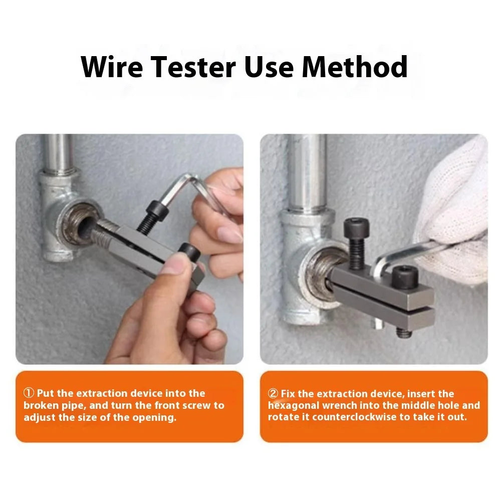 Broken Screw Extractor Tool for Faucet Angle Valve Multifunctional Water Pipe Repair Kit For Home Use - 6