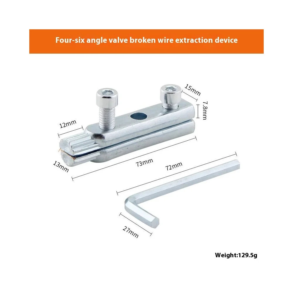 Broken Screw Extractor Tool for Faucet Angle Valve Multifunctional Water Pipe Repair Kit For Home Use - 7