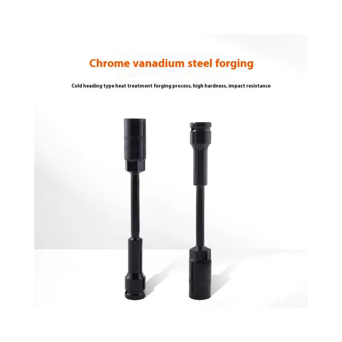 1 / 2 Inch Square Drive Extended Socket Chrome Vanadium Steel Hex Shank Socket Auto Repair Tool 14mm - 3