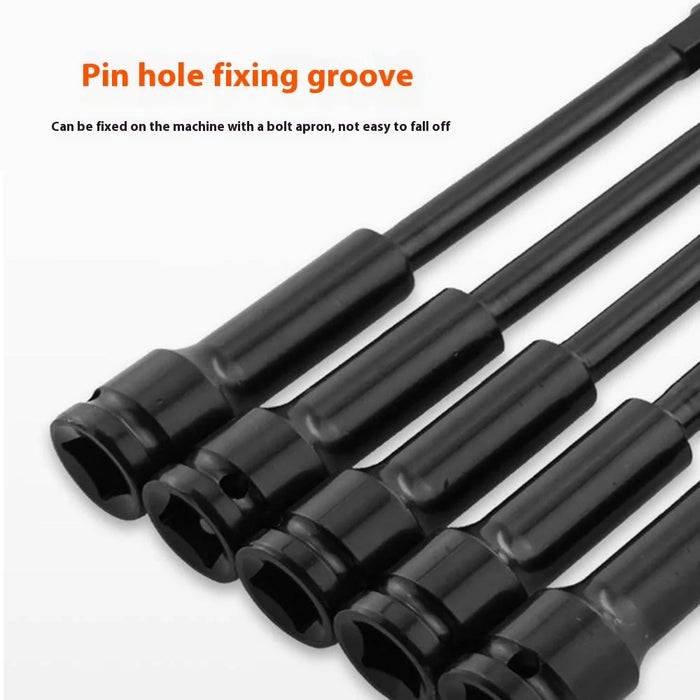 1 / 2 Inch Square Drive Extended Socket Chrome Vanadium Steel Hex Shank Socket Auto Repair Tool 14mm - 6