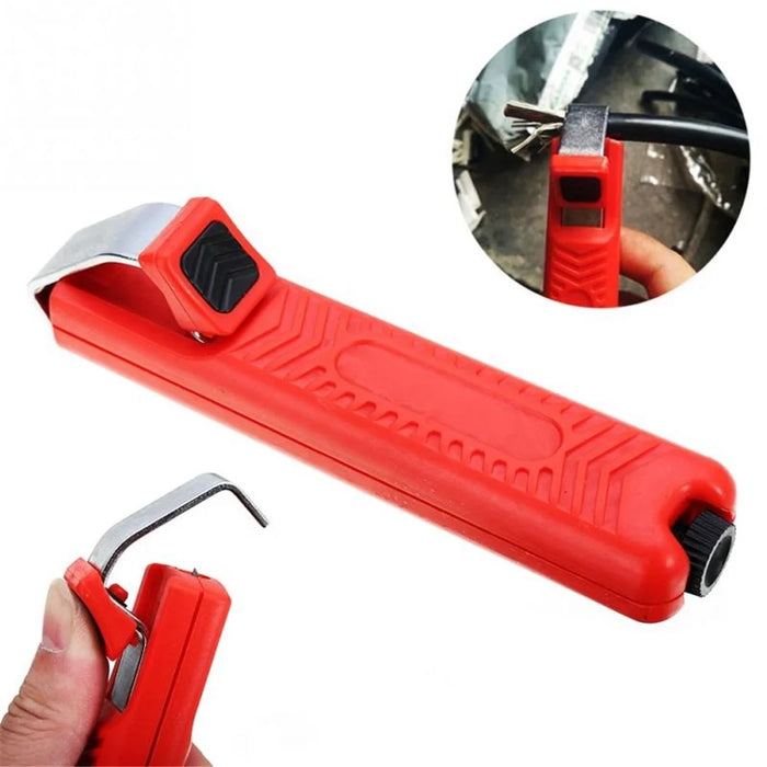 CDT-A2 Round Cable Insulation Cutting Stripper Wire Stripping Pliers Electrician Repair Tool - 2