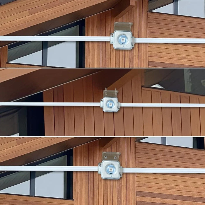 WY021 WiFi RGBIC Color Smart Lights 15M 30-LED Outdoor Eaves Light IP67 Waterproof APP Controlled - EU Plug - 6