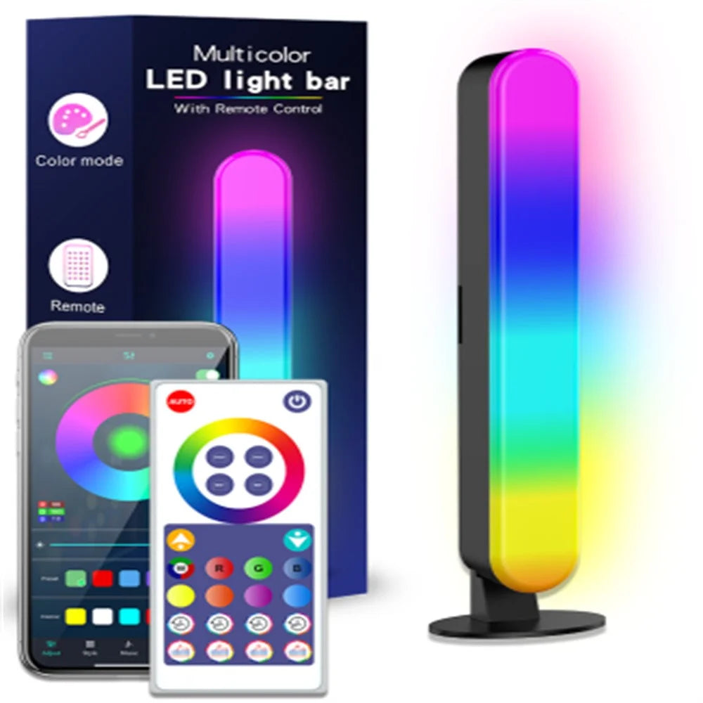 SAL042 Bluetooth-Compatible RGB Gaming Light Bar LED Music Sync Ambient Lighting for Computer Desktop - 1