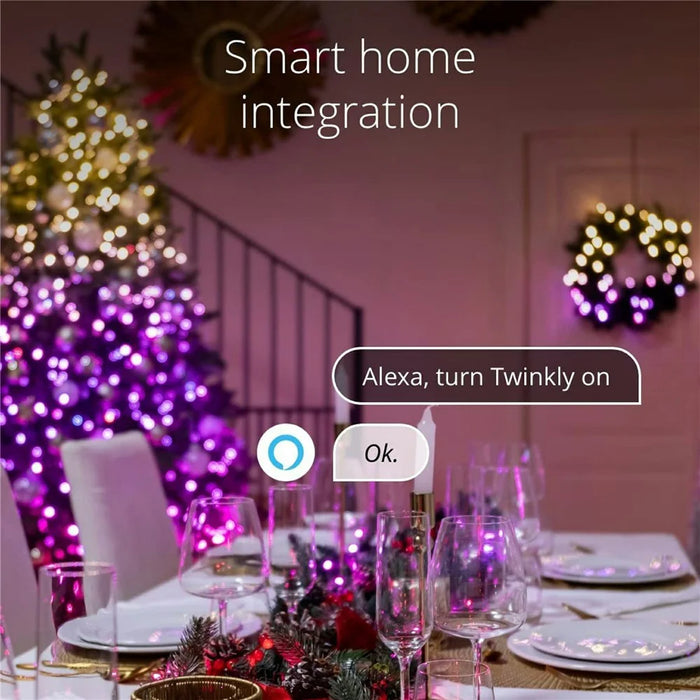 LPX041 Smart LED String Lights 15M 150 LEDs WiFi  /  BT APP Control RGBIC Christmas Decoration Lighting - 6
