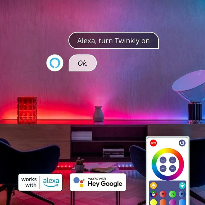 LXDC042 Smart LED String Lights 5M 50 LEDs Christmas Party Decoration Lights App Controlled - 3