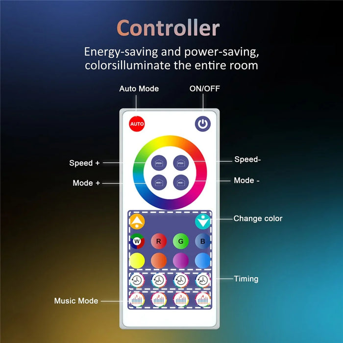 Outdoor Smart WiFi String Lights 12M 20 Bulbs IP65 Waterproof RGBIC WiFi BLE App Remote Control - 5