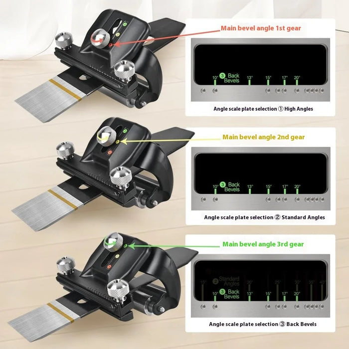 Adjustable Sharpener Woodworking Fixed Angle Chisel Sharpening System Manual Honing Guide - 4