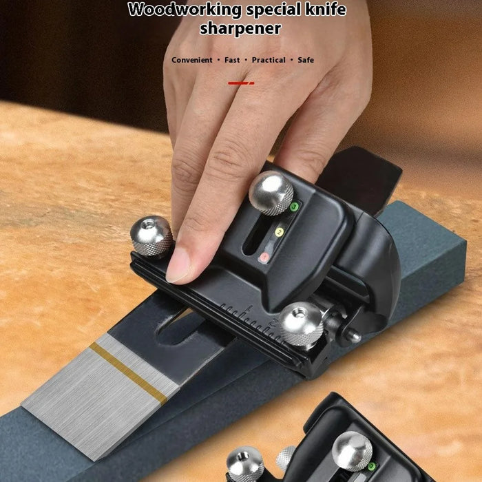 Adjustable Sharpener Woodworking Fixed Angle Chisel Sharpening System Manual Honing Guide - 5