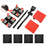 4Pcs Size S Furniture Mover Heavy Duty Metal Base 360 Degree Rotating Wheels for Bed Sofa Universal Moving Tool - Red+Black - 1
