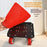 4Pcs Size S Furniture Mover Heavy Duty Metal Base 360 Degree Rotating Wheels for Bed Sofa Universal Moving Tool - Red+Black - 2