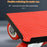 4Pcs Size S Furniture Mover Heavy Duty Metal Base 360 Degree Rotating Wheels for Bed Sofa Universal Moving Tool - Red+Black - 3