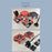 4Pcs Size L Furniture Mover Heavy Duty Metal Base 360 Degree Rotating Wheels for Bed Sofa Universal Moving Tool - Red+Black - 6