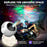 WD026 Astronaut Shape Star Projector Night Light LED Galaxy Nebula Ambient Lamp with Remote Control - 4