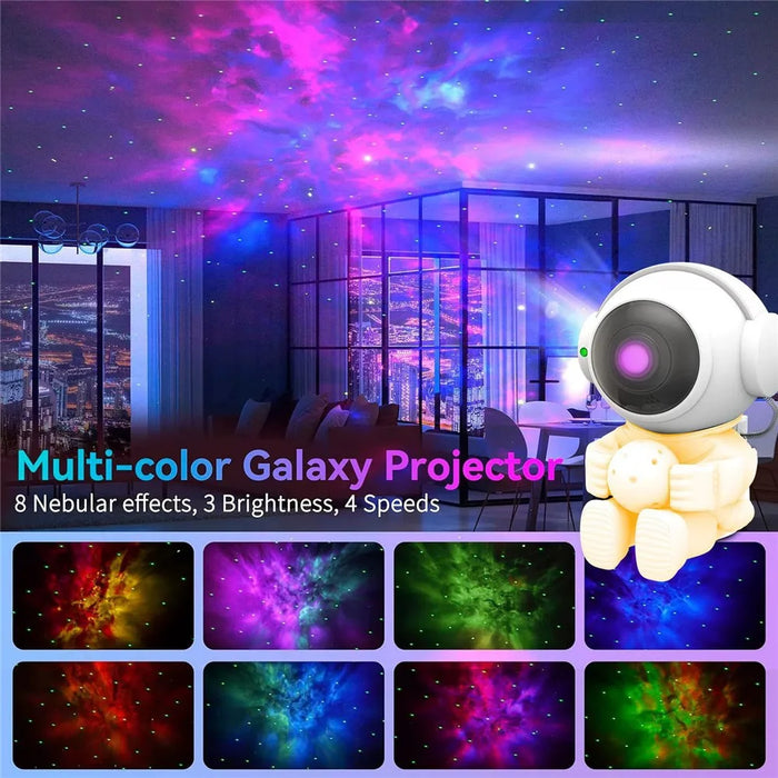 WD026 Astronaut Shape Star Projector Night Light LED Galaxy Nebula Ambient Lamp with Remote Control - 5