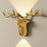 DSW001 Electroplated Deer Shape Touch LED Night Light Motion Sensor 3 Colors Dimming Magnetic Wall Lamp - Gold - 2