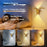 DSW001 Electroplated Deer Shape Touch LED Night Light Motion Sensor 3 Colors Dimming Magnetic Wall Lamp - Gold - 5
