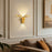DSW001 Electroplated Deer Shape Touch LED Night Light Motion Sensor 3 Colors Dimming Magnetic Wall Lamp - Gold - 7