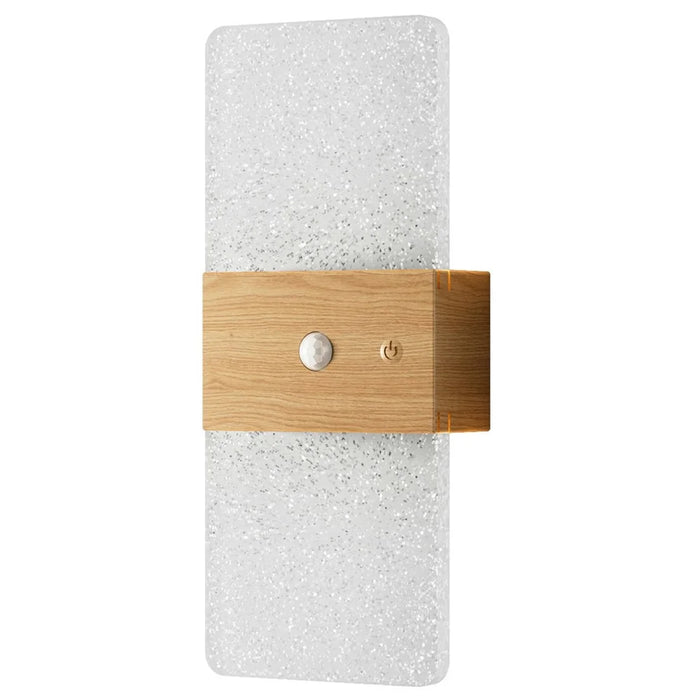 ASW001 / ASW002 Water Transfer Wood Grain LED Motion Sensor Magnetic Wall Lamp Touch Control Long Strip Bedside Wall Light - Rectangular  /  Wood Grain - 1